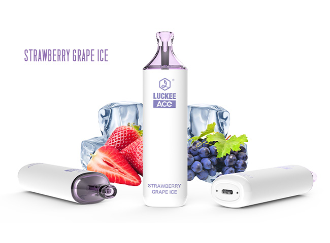 luckee ace vape strawberry grape ice