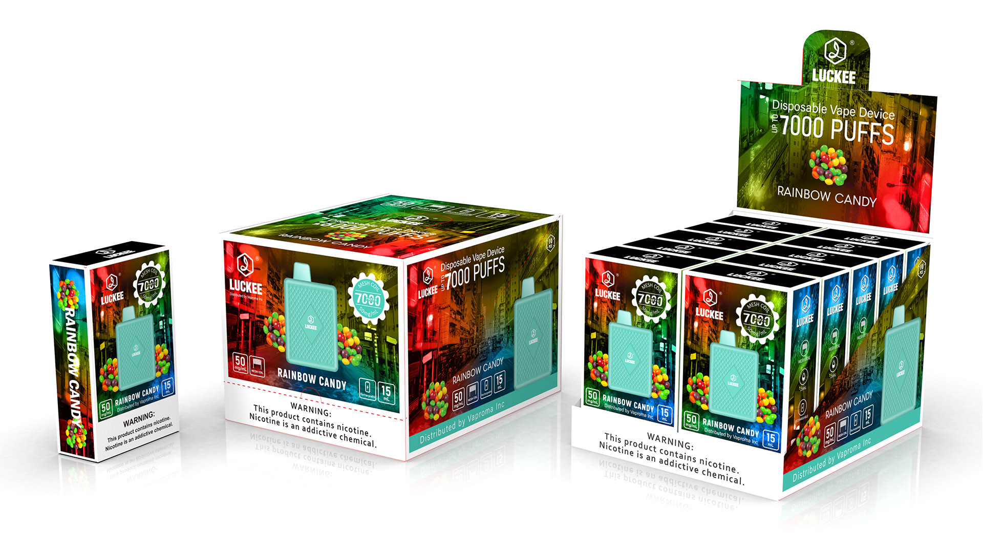 BOX VAPE RAINBOW CANDY