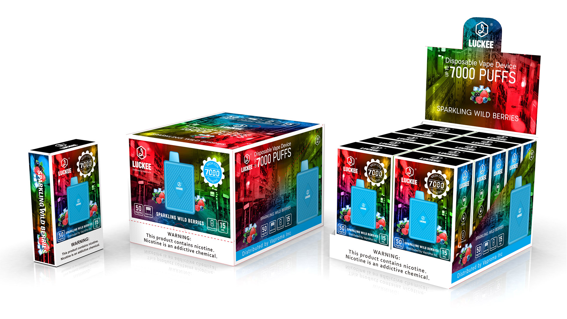 BOX VAPE SPARKING WILD BERRIES