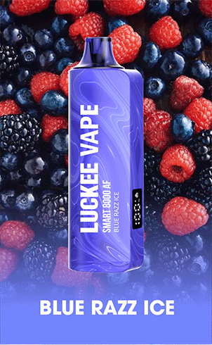 luckee smart 8000AF blue razz ice