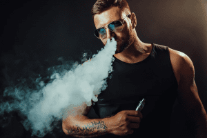 vaping man